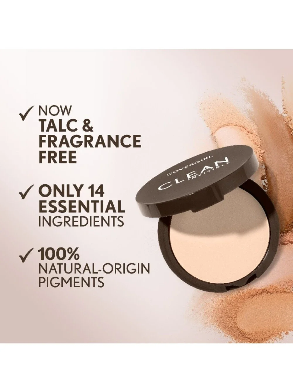 ⭐4/$15 Covergirl Clean Invisible Pressed Powder Creamy Beige